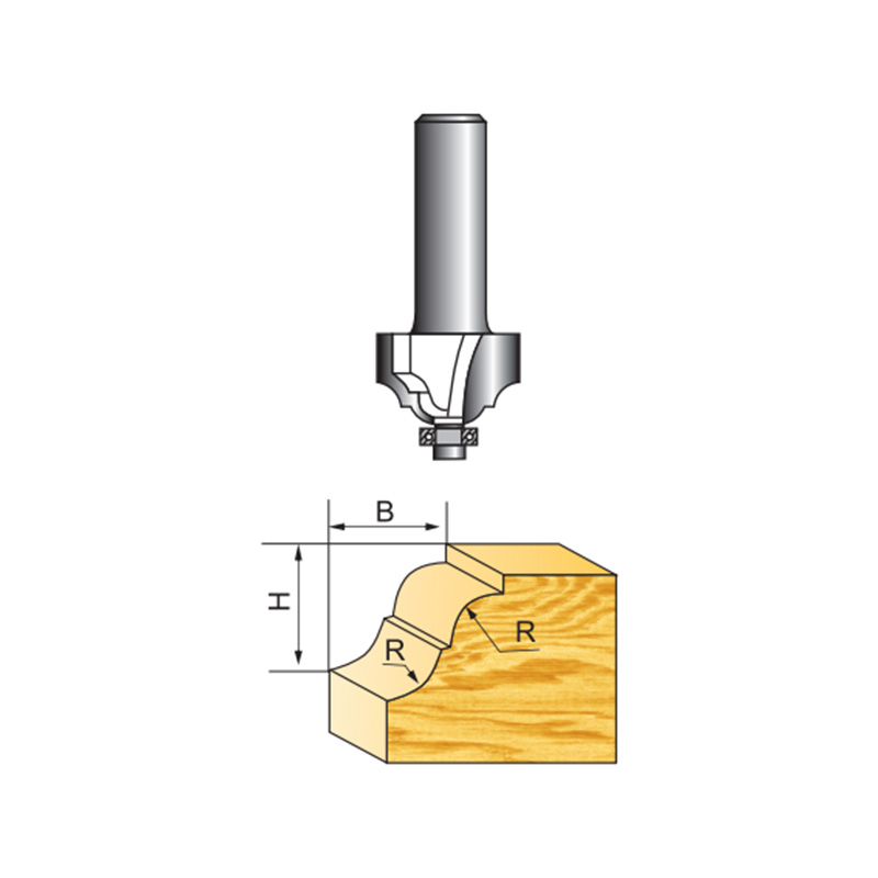 Двойная pимская фpеза Ogee